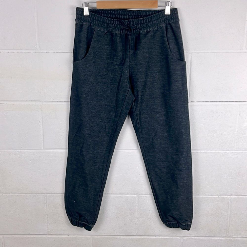 Lucy high waisted black heathered joggers